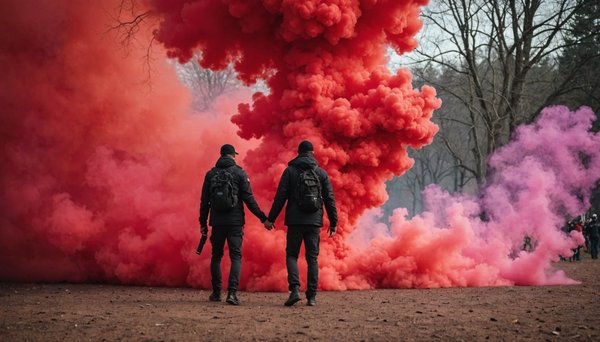 Fumigène rouge : créez une ambiance unique et mémorable.